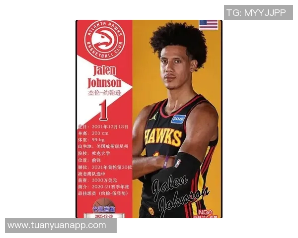 老鹰队史新王诞生!杰伦-约翰逊荣登三双榜首 老鹰队史新王诞生!杰伦-约翰逊荣登三双榜首